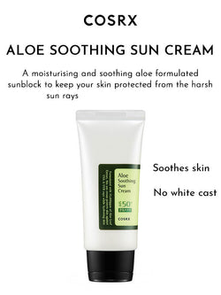 COSRX - Aloe Soothing Sun Cream SPF 50+ PA+++ 50ml