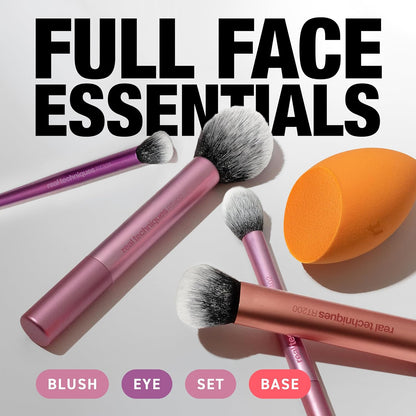 Real Techniques Everyday Essentials Makeup 6 Piece Brush Set